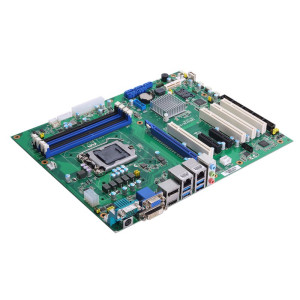 Axiomtek IMB525R ATX Motherboard, 9th/8th Gen Intel Core i7/i5/i3, Xeon E, Pentium or Celeron Processor, C246 chipset, VGA, DP++, DVI-D, & HDMI, up to 128GB memory